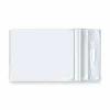Advantus Vertical Re-sealable Badge Holders, 2 5/8" x 3 3/4", Clear, Pack Of 50