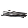 Afflink Plastic Sip-Through Stir Sticks, 5", Black, Box Of 1,000