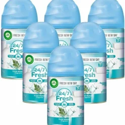 Air Wick Freshmatic Automatic Spray Refill, 6.17 Oz, Fresh Waters, Carton Of 6