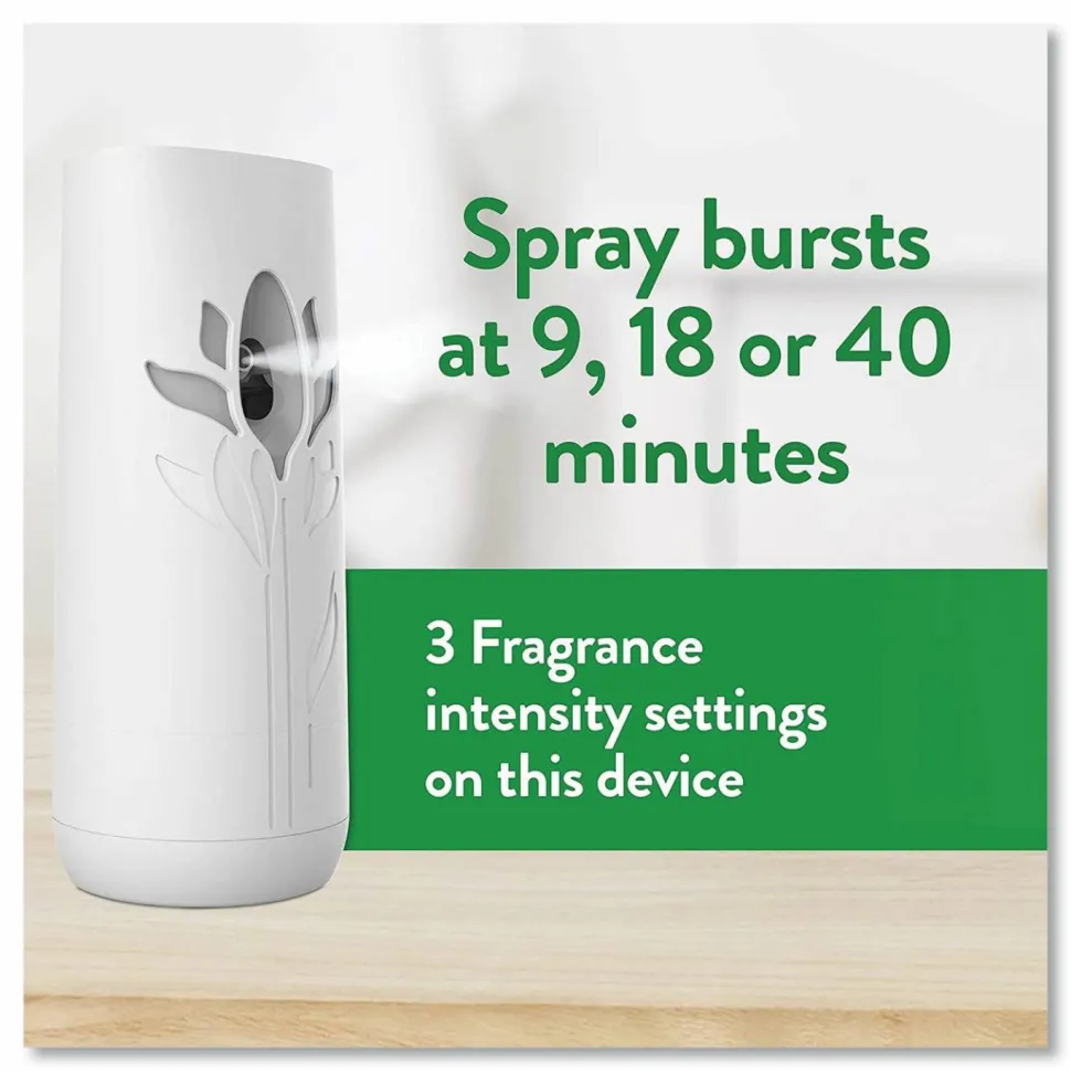 Air Wick Freshmatic Ultra Automatic Sprayer Starter Kit, 5.89 oz, White Flowers and Melon Summer Delights, Asst Dispenser Color, 4/CT