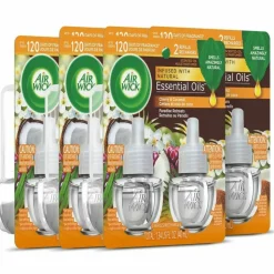 Air Wick Life Scents Scented Oil Warmer Refills, 0.67 Oz, Paradise Retreat, 2 Refills Per Pack, Carton Of 6 Packs