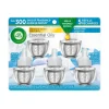 AIR WICK Plug in Scented Oil Refills, Fresh Linen, 5 pack
