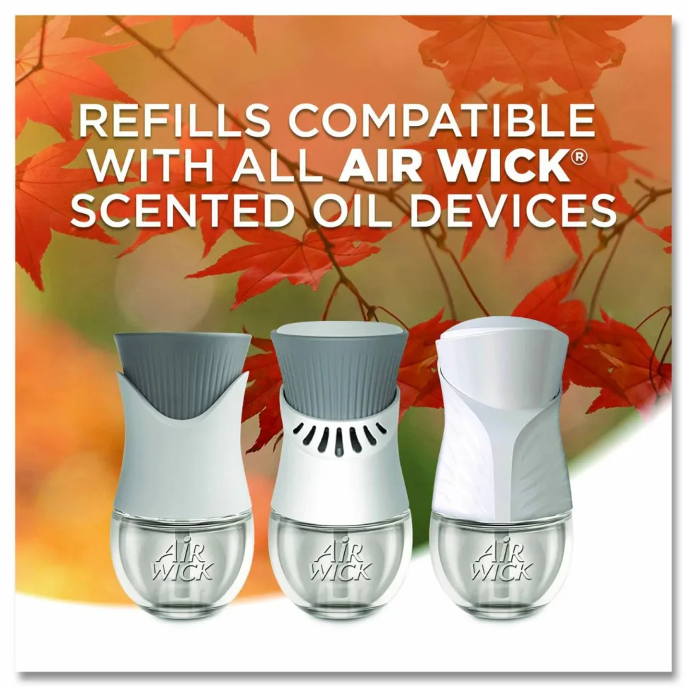 Air Wick Scented Oil Refill, Warming - Apple Cinnamon Medley, 0.67 oz, 2/Pack