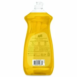 Ajax Dish Detergent, Lemon Scent, 28 oz Bottle, 9/Carton