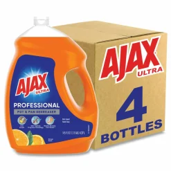 Ajax Dish Detergent, Orange Scent, 145 oz Bottle, 4/Carton