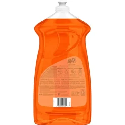 AJAX Triple Action Dish Liquid, 52 Oz, Orange, Carton Of 6 Bottles