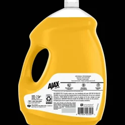 AJAX Ultra Liquid Dish Soap, Lemon Scent, 145 Oz, Case Of 4 Bottles
