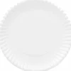 AJM Packaging Corporation Original Heavyweights Paper Plates, 9" dia, White, 120/Pack, 8 Packs/Carton