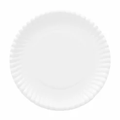 AJM Packaging Corporation Original Heavyweights Paper Plates, 9" dia, White, 120/Pack, 8 Packs/Carton