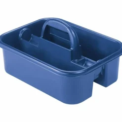 Akro Mils 18" Storage Tote Caddy, Medium Size, Blue