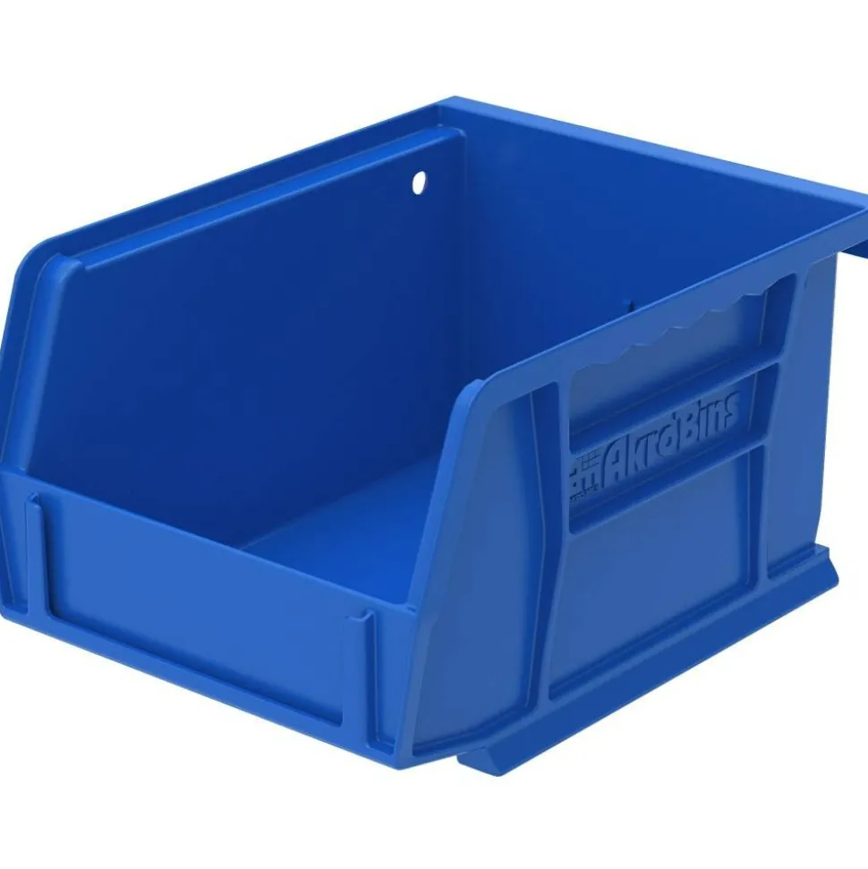 Akro-Mils AkroBin Storage Bin, Small Size, 3" x 4 1/10" x 5 2/5", Blue