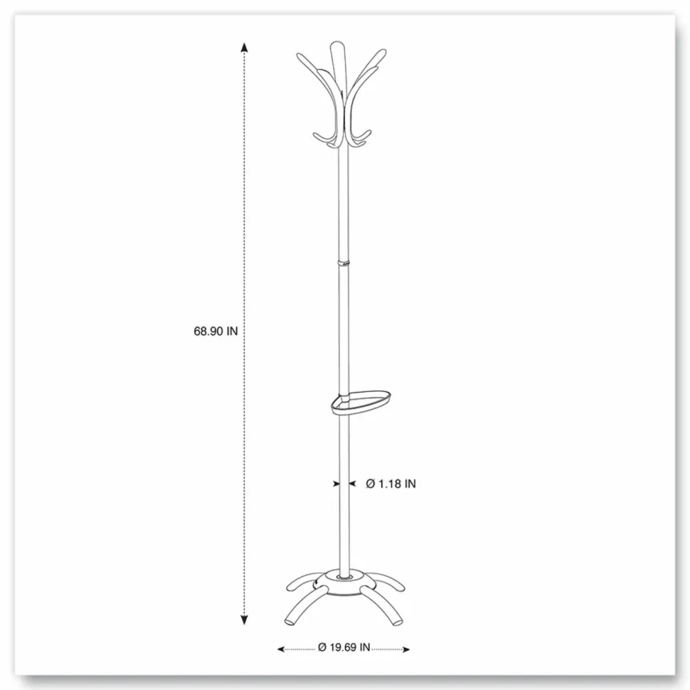 Alba CLEO Coat Stand, Black