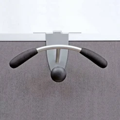 Alba Over-the-panel Coat Hook Hanger, 44 lb (19.96 kg) Capacity, 7.9
