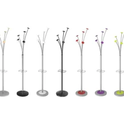ALBA Tree-Hook Coat Stand With Umbrella Holder, 73 5/8