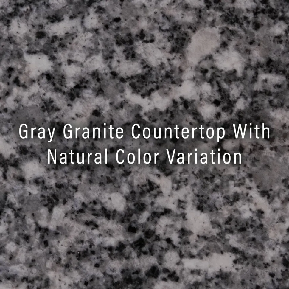 Alexandria Granite Top Portable Kitchen Island/Cart
