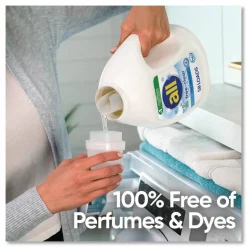 all Free Clear HE Laundry Detergent, 58 Loads, Unscented, 73 oz Bottle, 6/Carton