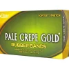 Alliance Rubber Pale Crepe Gold Rubber Bands, #33, 3 1/2" x 1/8", 1 Lb, Box Of 920
