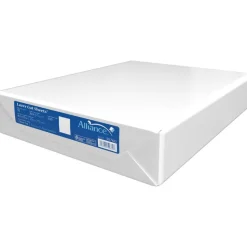 Alliance Processed Lazer Cut Sheet Copy Paper, 5 Reams, White, 8-1/2" x 11", 2-Hole Punch, 92+ Bright, 20 Lb, White, 500 Sheets Per Ream