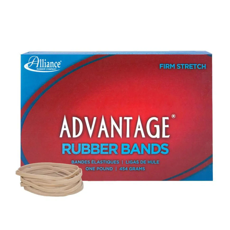 Alliance Rubber Advantage Rubber Bands In 1-Lb Box, #32, 3" x 1/8", Box Of 700