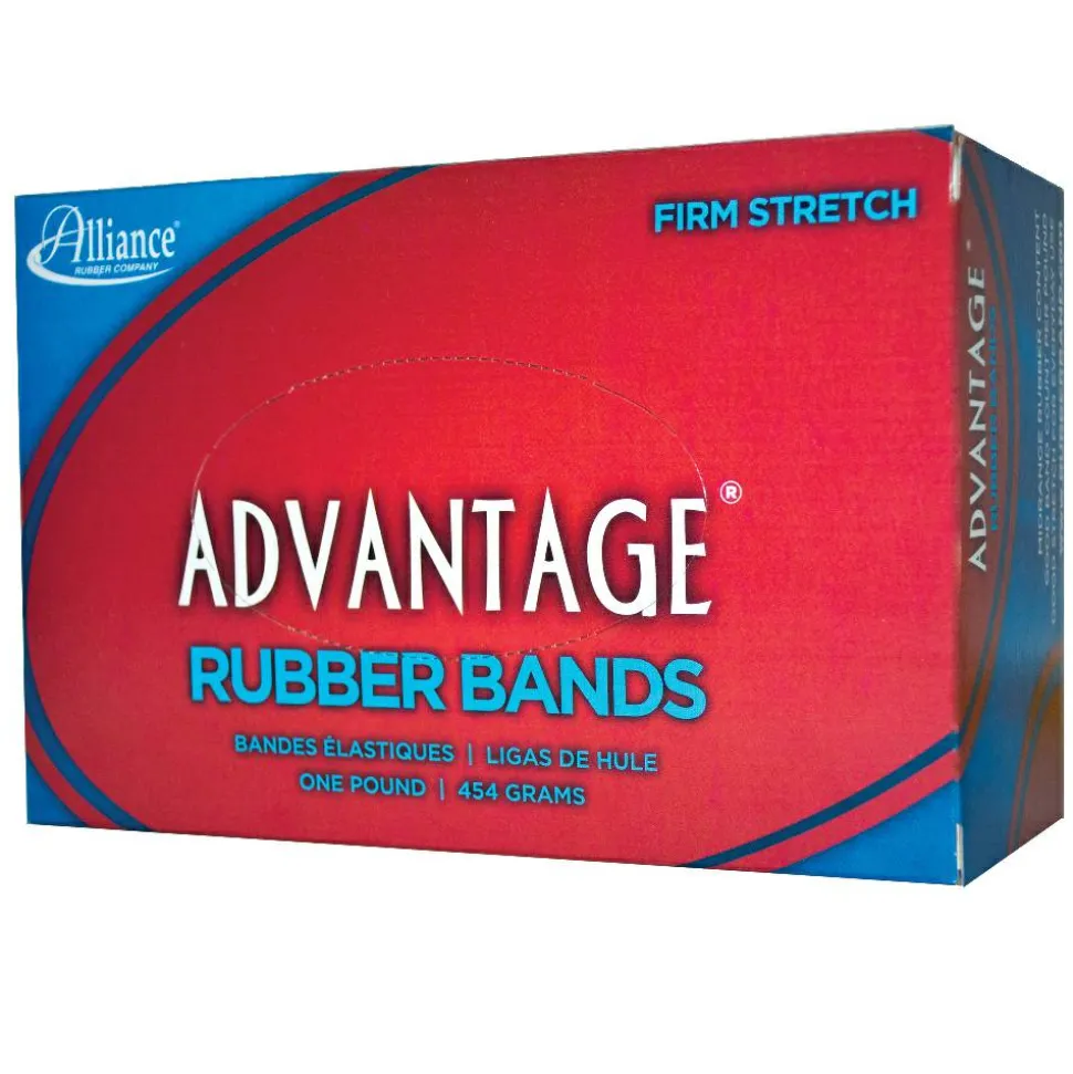 Alliance Rubber Advantage Rubber Bands In 1-Lb Box, #32, 3" x 1/8", Box Of 700