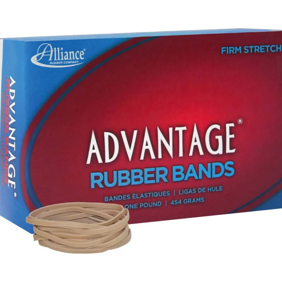 Alliance Rubber Advantage Rubber Bands In 1-Lb Box, #32, 3" x 1/8", Box Of 700