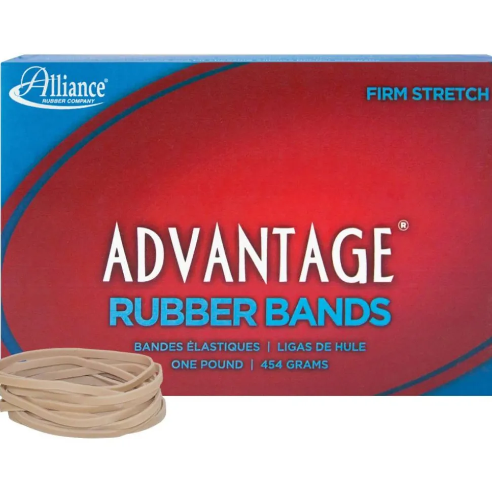 Alliance Rubber Advantage Rubber Bands In 1-Lb Box, #32, 3" x 1/8", Box Of 700