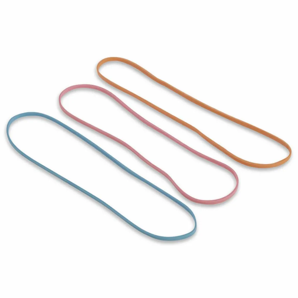 Alliance Rubber Brites File Bands, Assorted, Bag Of 50