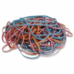 Alliance Rubber Brites File Bands, Assorted, Bag Of 50