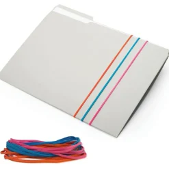 Alliance Rubber Brites File Bands, Assorted, Bag Of 50