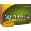 Alliance Rubber Pale Crepe Gold Rubber Bands, #32, 3" x 1/8", 1 Lb, Box Of 1,075