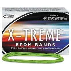 Alliance Rubber X-Treme File Bands, Lime Green