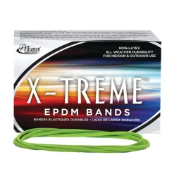 Alliance Rubber X-Treme File Bands, Lime Green