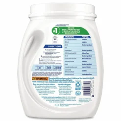 all MIGHTY PACS Free Clear HE Laundry Detergent, 60 Pods/Tub, 4 Tubs/Carton