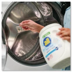 all MIGHTY PACS Free Clear HE Laundry Detergent, 60 Pods/Tub, 4 Tubs/Carton