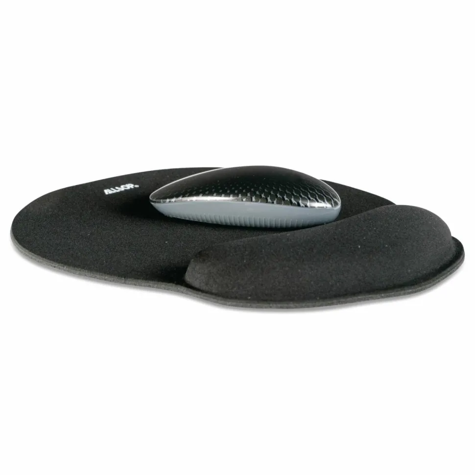 Allsop Memory Foam Mouse Pad, 0.25"H x 9.75"W x 11.5"D, Black