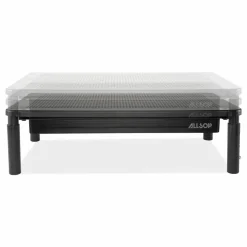 Allsop Metal Art Tri Level Stand, For 27" Monitors, 14.5" x 9.25" x 4.13" to 5.75", Black, Supports 30 lb