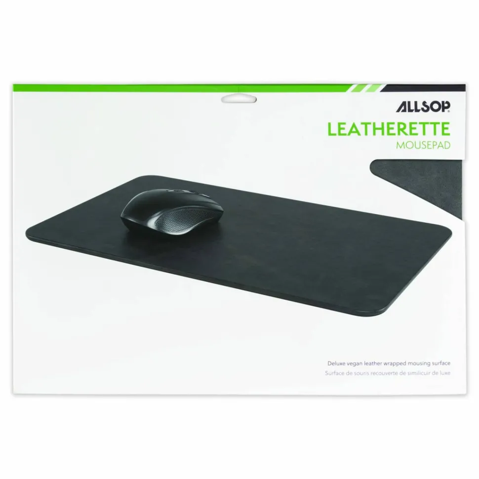 Allsop Mouse Pad, 14.2 x 8.66 x 0.25, Black