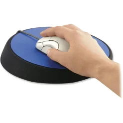 Allsop Wrist Aid Circular Mouse Pad, Blue
