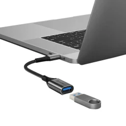Alogic Super Ultra USB 3.1 USB-C to USB-A Adapter - 15cm - Space Grey