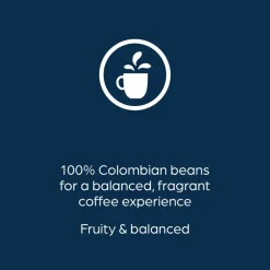 Alterra Roasters Colombia Coffee Freshpacks, Medium Roast, Each Freshpack Makes 1 Cup, 100 Packs/Carton