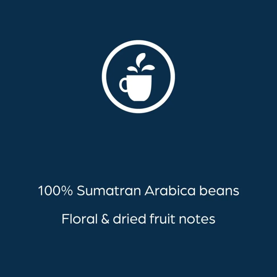 Alterra Roasters Sumatra Coffee Freshpacks, Dark Roast, Each Pack Makes 1 Cup, 100 Packs/Carton