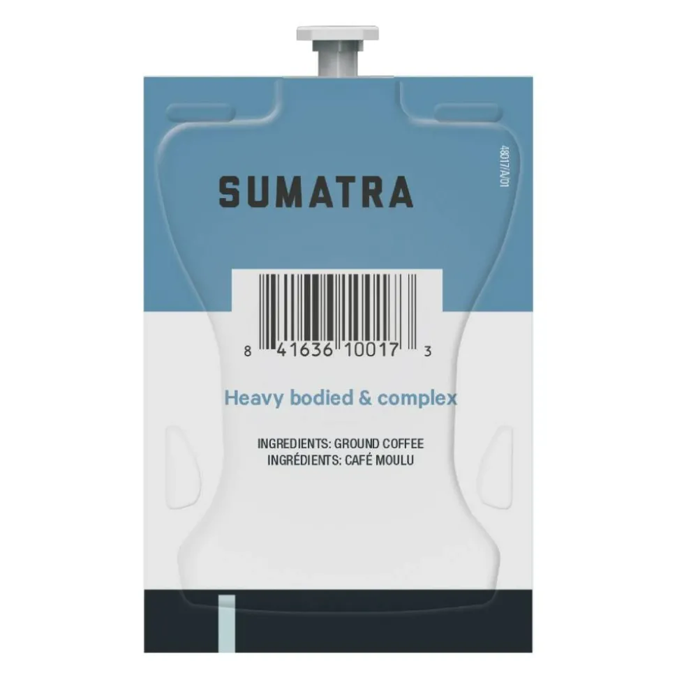 Alterra Roasters Sumatra Coffee Freshpacks, Dark Roast, Each Pack Makes 1 Cup, 100 Packs/Carton