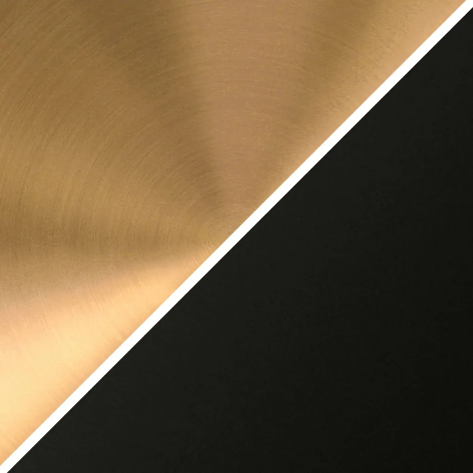 Alvia 14.5" Wide Pendant with Metal/Glass Shade in Matte Black/Brass/White
