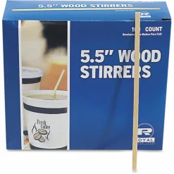 AmerCareRoyal Wood Stir Sticks, 5.5