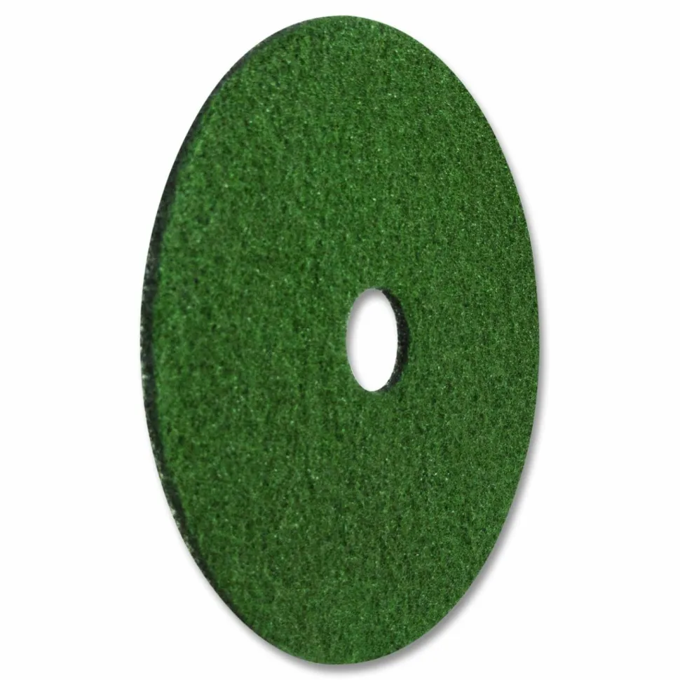 Americo Black Diamond 3000 Grit Diamond Pad, 14" Diameter, Black/Green, 2/Carton