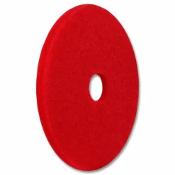 Americo Buffing Pads, 20" Diameter, Red, 5/Carton