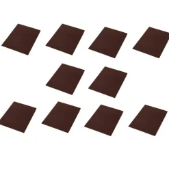 Americo EcoPrep EPP Specialty Pads, 28 x 14, Maroon, 10/Carton