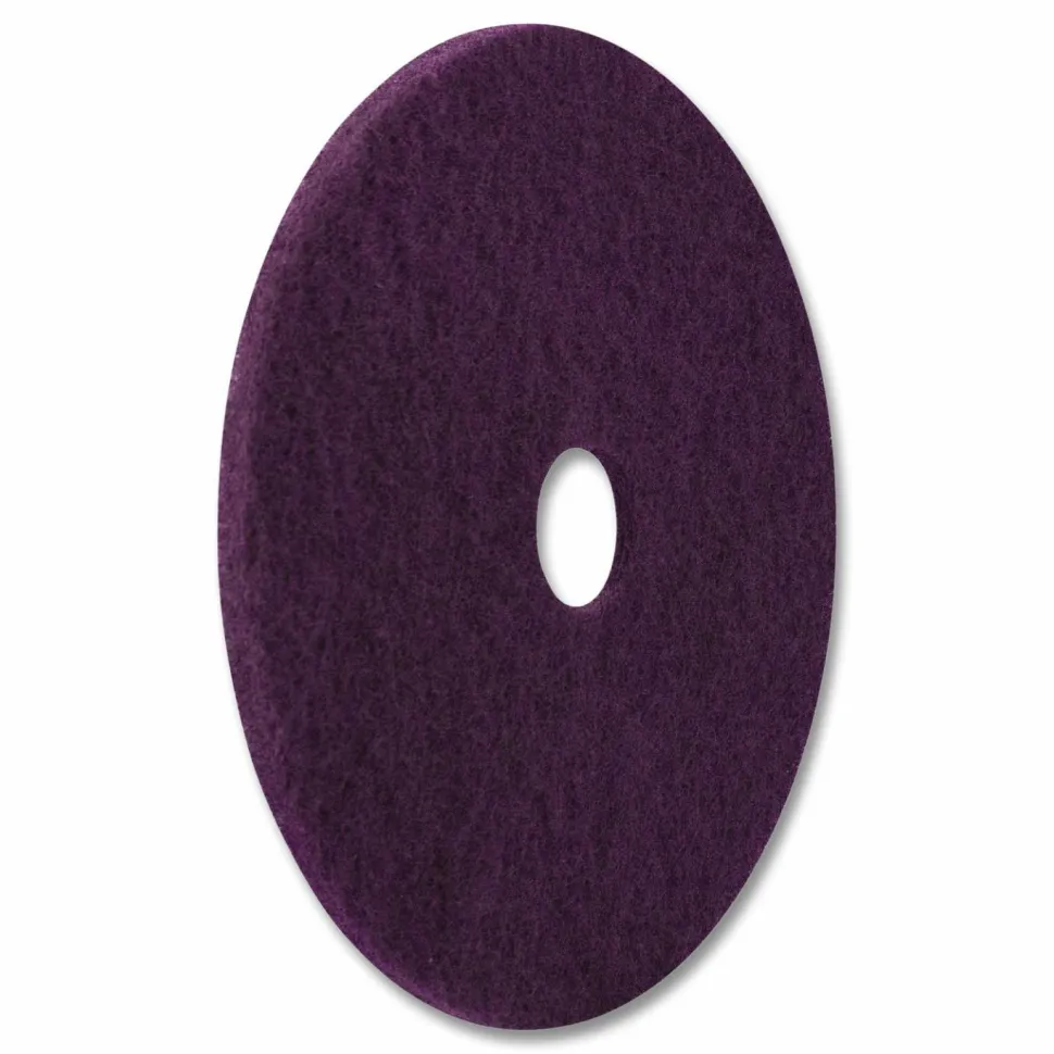 Americo EcoPrep EPP Specialty Pads, 13", Maroon, 10/Carton