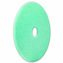 Americo Luster Lite Burnishing Pad, 20" Diameter, Sky Blue, 5/Carton