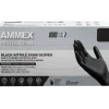 AMMEX Professional Black Nitrile Powder Free Exam Large Gloves